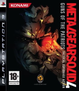 mgs4 packshot pegi Konami enseña la carátula de Metal Gear Solid 4